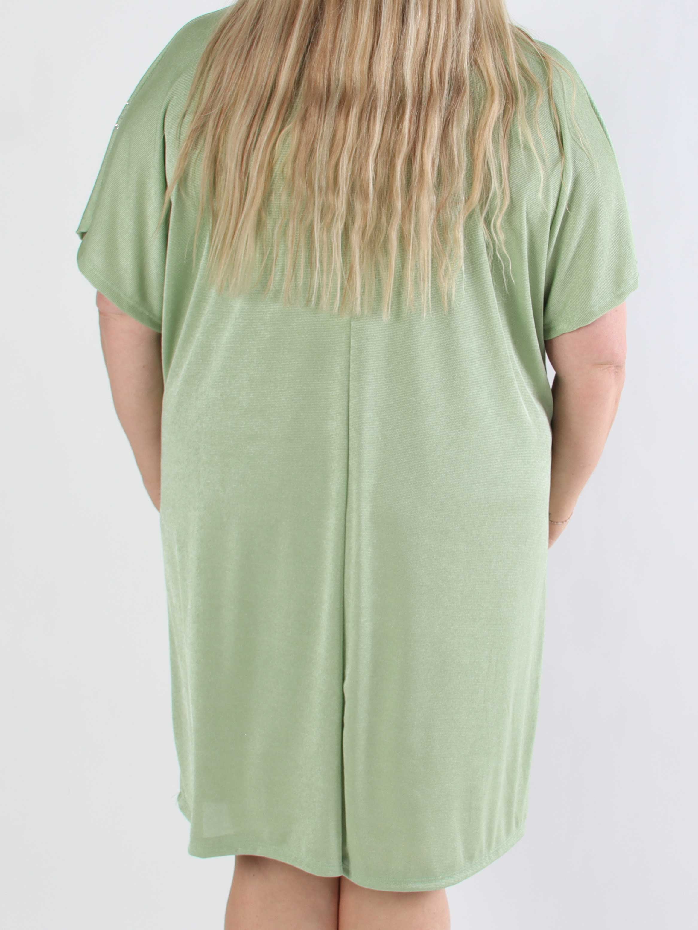 Phoebe - Viskose plus size tunikakjole similisten